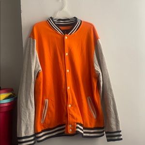 American Eagle XXL Orange Varsity Jacket